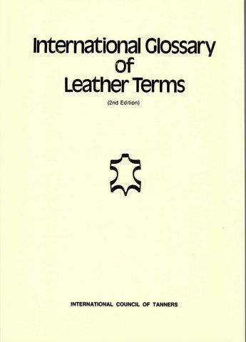 International Glossary Of Leather Terms