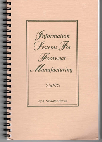 Information Systems for Footwear Manufacturing