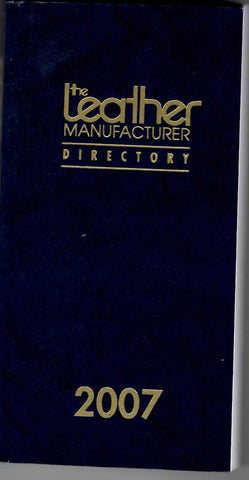 Leather Manufacturer Directory 2007